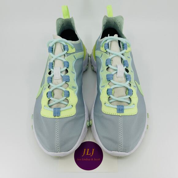 Nike Women's React Element 55 Sneakers 'Frosted Spruce' BQ2728-100 Size 7 - Picture 3 of 11